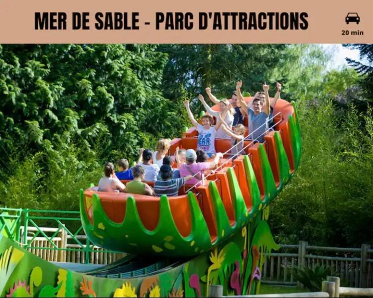 Maison Individuelle Tout Confort Terrasse Exterieur Proche Parc Asterix, Aeroport Roissy Cdg, Paris, Disney, Chateau De Chantilly La Chapelle-en-Serval Kültér fotó